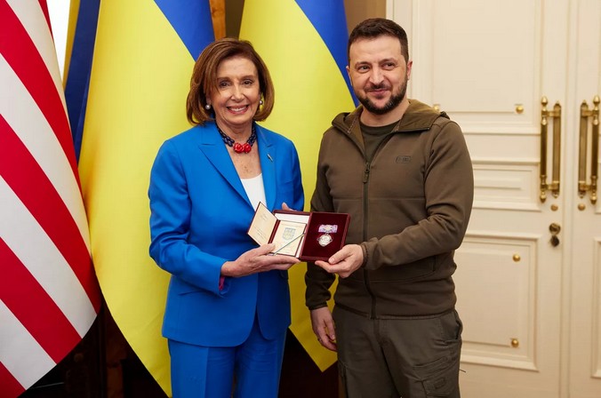 Photo de Guerre en Ukraine : visite surprise à Kiev de Nancy Pelosi et de parlementaires américains