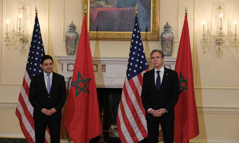 Photo de M. Blinken  se félicite du « partenariat de longue date, historique et solide’’ entre Washington et Rabat