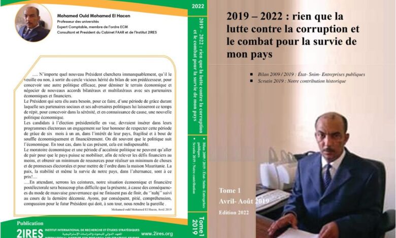 Photo de Chronique « Livres»:2019 – 2022:rien que la lutte contre la corruption et le combatpour la survie de mon pays